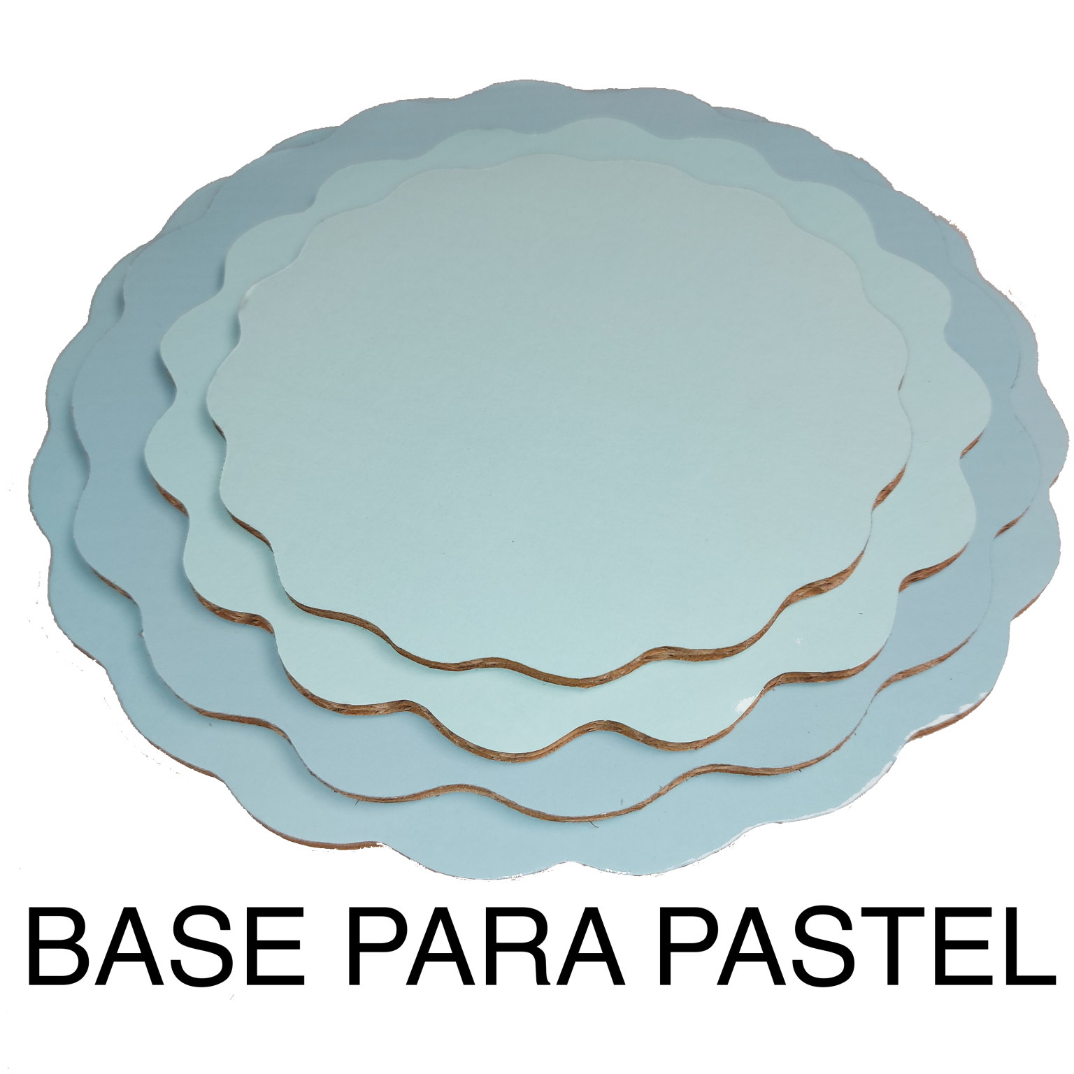 Base Circular Color Azul Pastel Master Roa